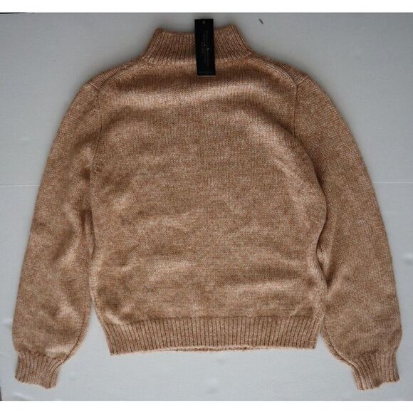 Banana Republic 713965-1 Women's Sz Small Camel Brown Cable Knit Sweater - Picture 2 of 6